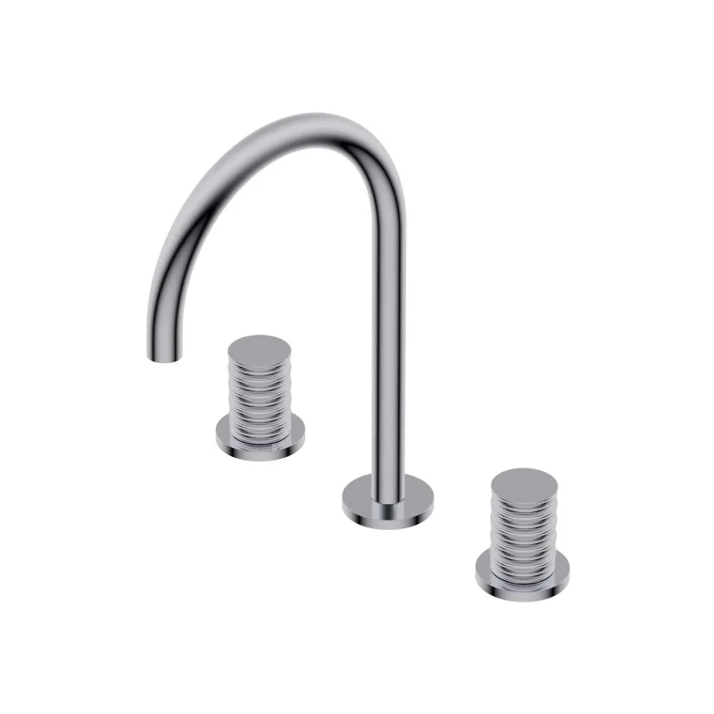 Ручка для смесителя Ritmonio Diametro35 Impronte на три отверстия хром PR51MB013CRL