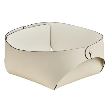 Корзинка ADJ Flora 20x20xH9, панна котта/белый 0040.16/10