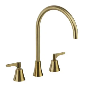 Смеситель для раковины Ramonsoler Adagio на 3 отверстия золото 914202MLOC