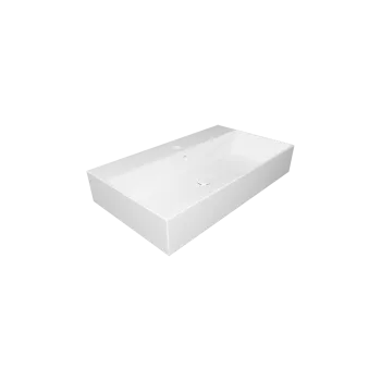 Раковина накладная 80x46 см GSG Ceramic Design Zenith ZELAVBW80000 белый глянцевый