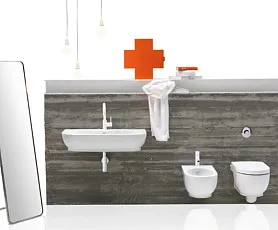 Подвесное биде Simas E Line EL19 белый