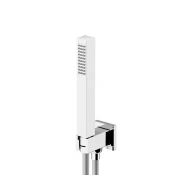 Набор для душа Gattoni душевая лейка c 1-м режимом, выпуск из стены- держатель душа, шланг 150, хром KTQ01/PDC0