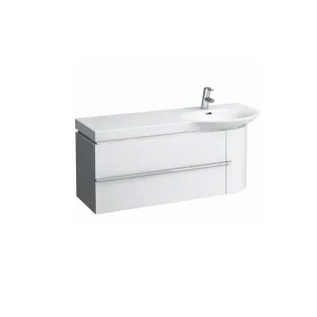 LAUFEN PALACE Тумба под раковину 8.1670.5, 1140x375x450 мм., 1 дверца, петли справа, 2 ящика,, цвет белый матов (НЕ произв!)