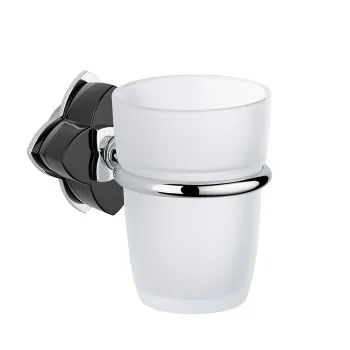 Стакан THG Petale De Cristal Noir U6D-A02-536 хром