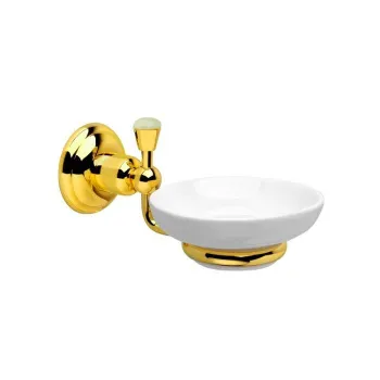 Мыльница подвесная Nicolazzi Onice золото/белый 1487GO09O