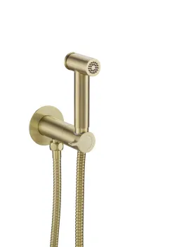 Гигиенический душ с прогрессивным смесителем Benesque Lumiere 26010104 латунь брашированная