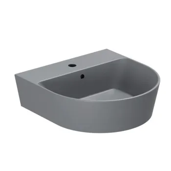 Раковина Azzurra Forma 500х500х160, с 1 отверстием для смесителя, с переливом, antracite FMLP05050T0MAN