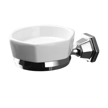 Мыльница керамическая. держатель хром Devon&Devon Jubilee JB101CR