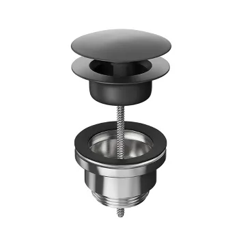 Донный клапан для раковины Kerama Marazzi черный матовый 230KM.01.093