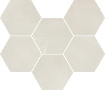 Керамогранит Италон Continuum Polar Mosaico Hexagon 25x29 см 620110000186