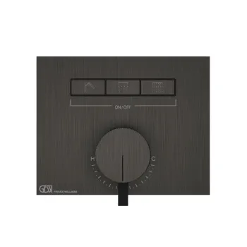 Смеситель для душа Gessi Hi-Fi 63081.707 Black Metal Brushed PVD