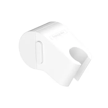 HG WallStoris Слайдер с кнопкой, матовый белый  (Держатель лейки душа, монтируется на штангу)