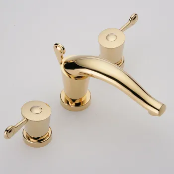 Смеситель для раковины THG Bagatelle Metal Manettes U3B-F01-151 полированное золото