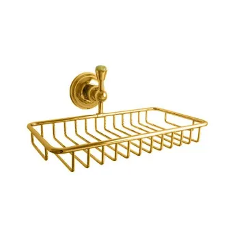 Полочка-решетка прямоугольная Nicolazzi Onice золото 1493GO09O