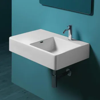 Раковина накладная/подвесная Simas Top e lavabi D'Arredo QU75D*1 bi 75 см правая белый