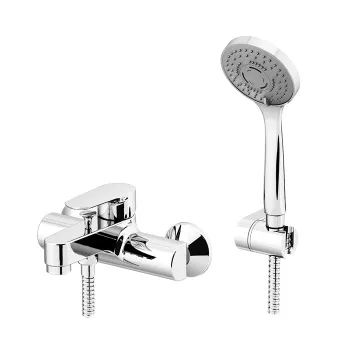 Смеситель для ванны с лейкой и шлангом Gattoni H2omix3000, хром 3000/30C0cr