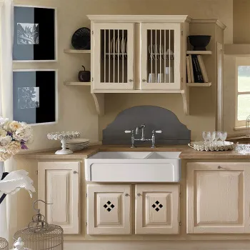 Раковина керамическая кухонная Kerasan Hanna Glasse Oxfordshire 1003x470x254 , без сифона, толщина 40 , белый 543001