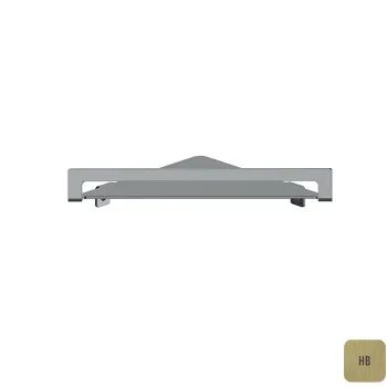 Полка угловая Almar 216xh216, латунь брашированная pvd E300002.HB