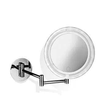 Косметическое зеркало Decor Walther BS 17 Touch 20 подвесное, увел. 5x, сенсорный вкл., подсветка LED, хром 121700