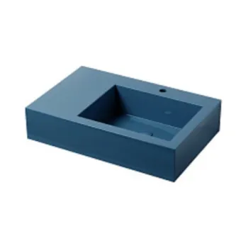 Раковина накладная Cielo I Narcisi NALAMDX OL 76 см правая синий