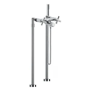 Смеситель для ванны напольного монтажа Fima Carlo Frattini Maxima с душевым комплектом, хром F5304/4CR