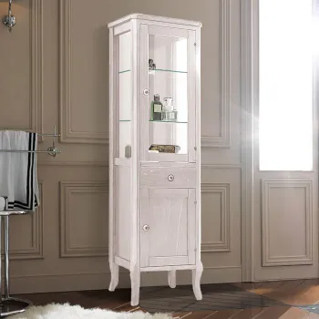 Колонна Kerasan Retro 465x34x160,5h, петли справа DX, белый матовый, ручки: керамика 731530-dx