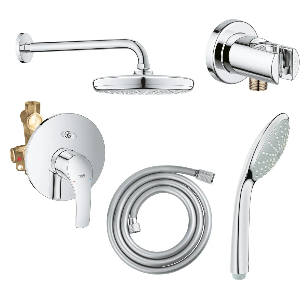 Душевой комплект Grohe Eurosmart New 124440 с внутренней частью