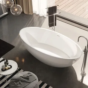 Ванна из искусственного камня Gruppo Treesse Carezza 180x85 V308BL