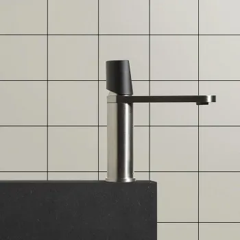 Смеситель для раковины Antonio Lupi Indigo ND301SA+MNFNO сталь