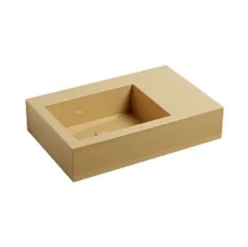 Раковина накладная Cielo I Narcisi NALAMSXSF AM 76 см левая коричневый