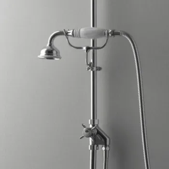 Ручной душ с переключателем и держателем Devon&Devon для термостата MARM74 и душа на стойке MARK3182 с ручкой белой хром со скл комплектом продаем! MARK618CR