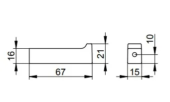 Крючок Keuco Edition 11 11116210000 нержавеющая сталь finish