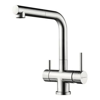 Смеситель для кухни Omoikiri Takamatsu-S BN нержавеющая сталь 4994346