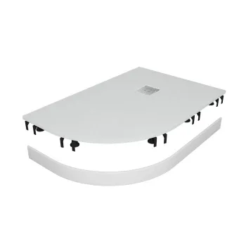 Душевой поддон асимметричный RGW Stone Tray ST/AR-W белый (Комплект) 900x1200 мм 16154129-01RK