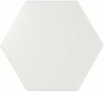 Плитка EQUIPE Scale, Hexagon Scale Hexagon White Matt 10,7х12,4 21767