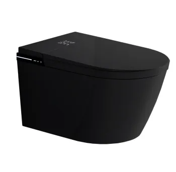 Унитаз подвесной NEMO  Электронный с функцией биде 600380400 в комплекте с крышкой-сиденьем 977-2YB/BLACK