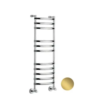 Полотенцесушитель водяной Margaroli Luna 4343711BGON 110x43.5 золото