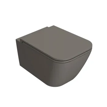 Унитаз подвесной Globo Stone Унитаз подвесной cm 52 безободковый крепление в комплекте цвет at (Agata) STS05AT