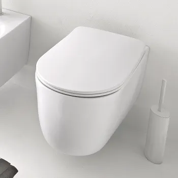 Унитаз подвесной Kerasan Nolita 531430 с креплениями WB9N, белый матовый