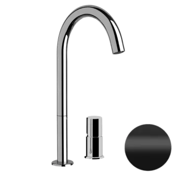 Смеситель для раковины Daniel Trilogy TG655L15 чёрный матовый