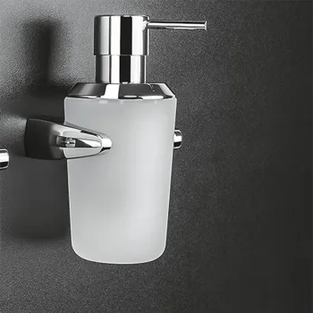 Дозатор для жидкого мыла Colombo Road подвесной, хром/матовое стекло B9338.CR-VAN