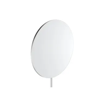 Зеркло косметическое настенное круглое Fantini Young 20 см, отделка матовая натуральная сталь 96 93 7656