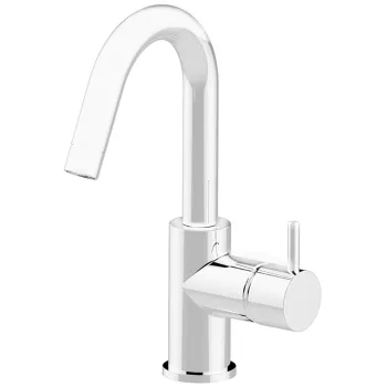 Смеситель для раковины Cisal Less New LN0004754Q белый