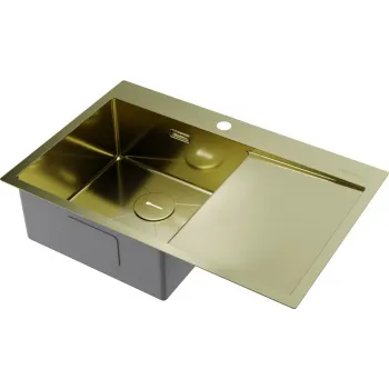 Мойка кухонная Omoikiri Akisame 78-LG-L светлое золото 4973085