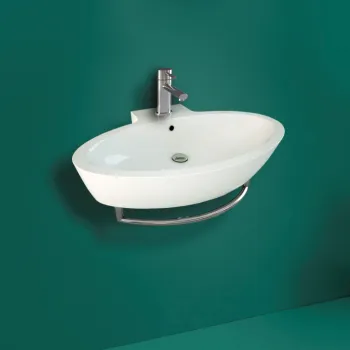 Раковина подвесная/накладная Simas Spazio LFT34bi*1 73 см белый