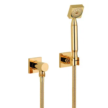 Душевой комплект с ручным душем THG Ginkgo U5E-F01-52 полированное золото