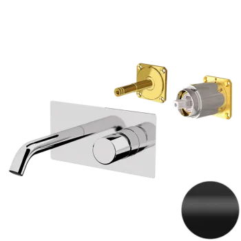 Смеситель для раковины Daniel Trilogy TG632KB15 чёрный матовый