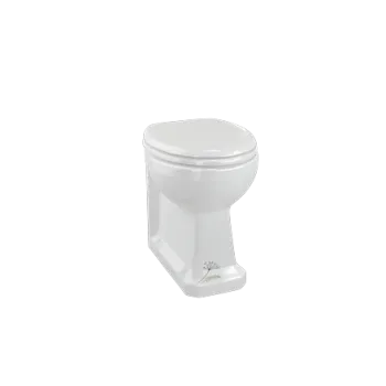 Напольный унитаз Burlington Bespoke/floral P14 MEAD зеленый