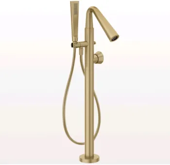 Смеситель для ванны Gessi 45028.726 Warm Bronze Brushed PVD