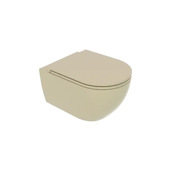 Чаша подвесного унитаза GSG Ceramic Design Like LKWCSO016 медовый